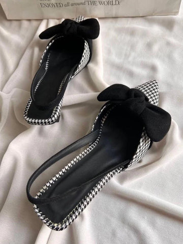 Lella Checkered Heel
