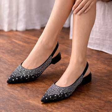 Elaya Rhinestone Flats