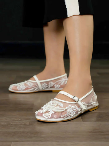 Zara Embroidery Pumps